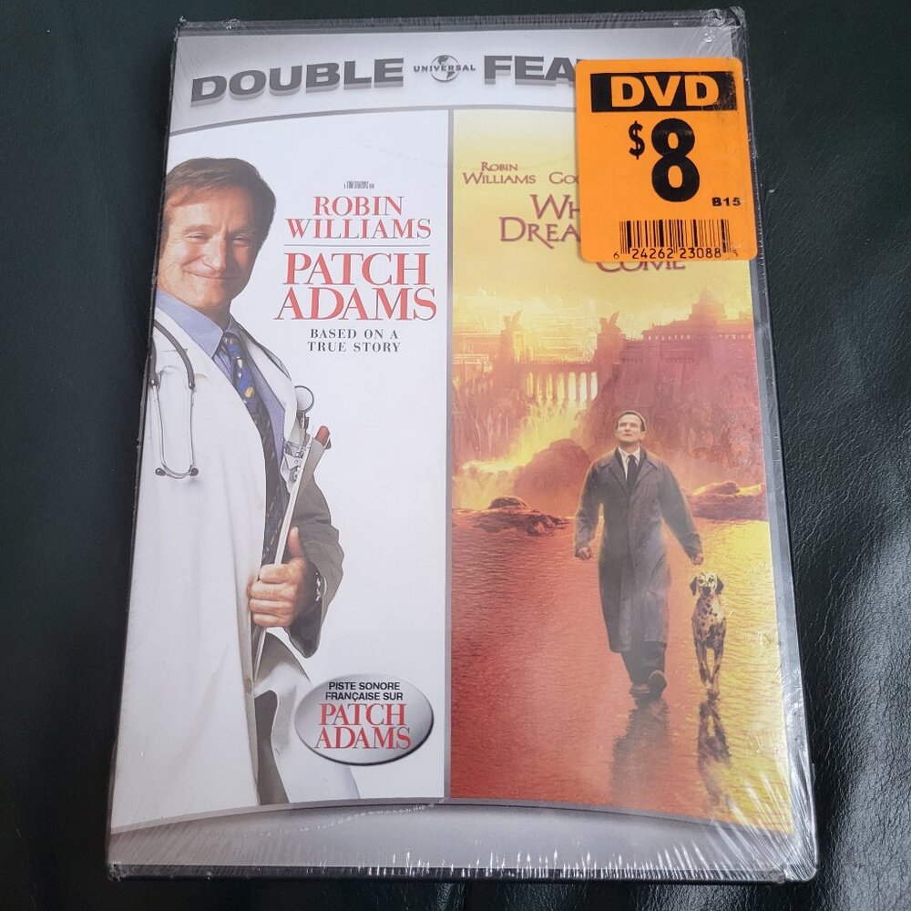 (DVD) Patch Adams + What Dreams May Come - Robin Williams - New Double Feature!